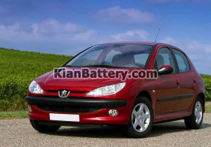 Peugeot 206 300x209 باتری مناسب خودروهای ایرانخودرو