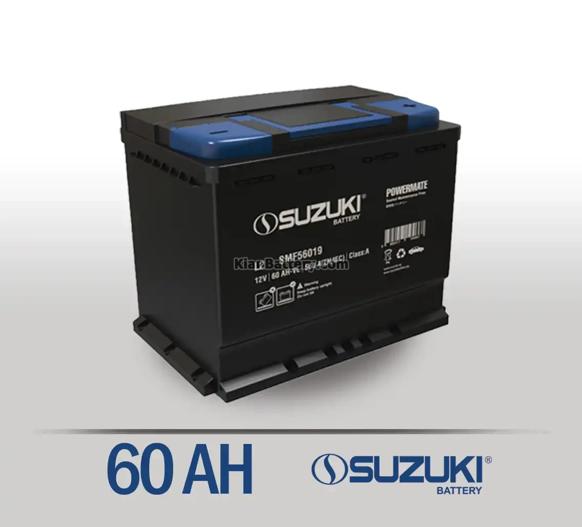 باتری 60 آمپر سوزوکی 1 باتری سوزوکی- 60 آمپر- قالب L2 و D23