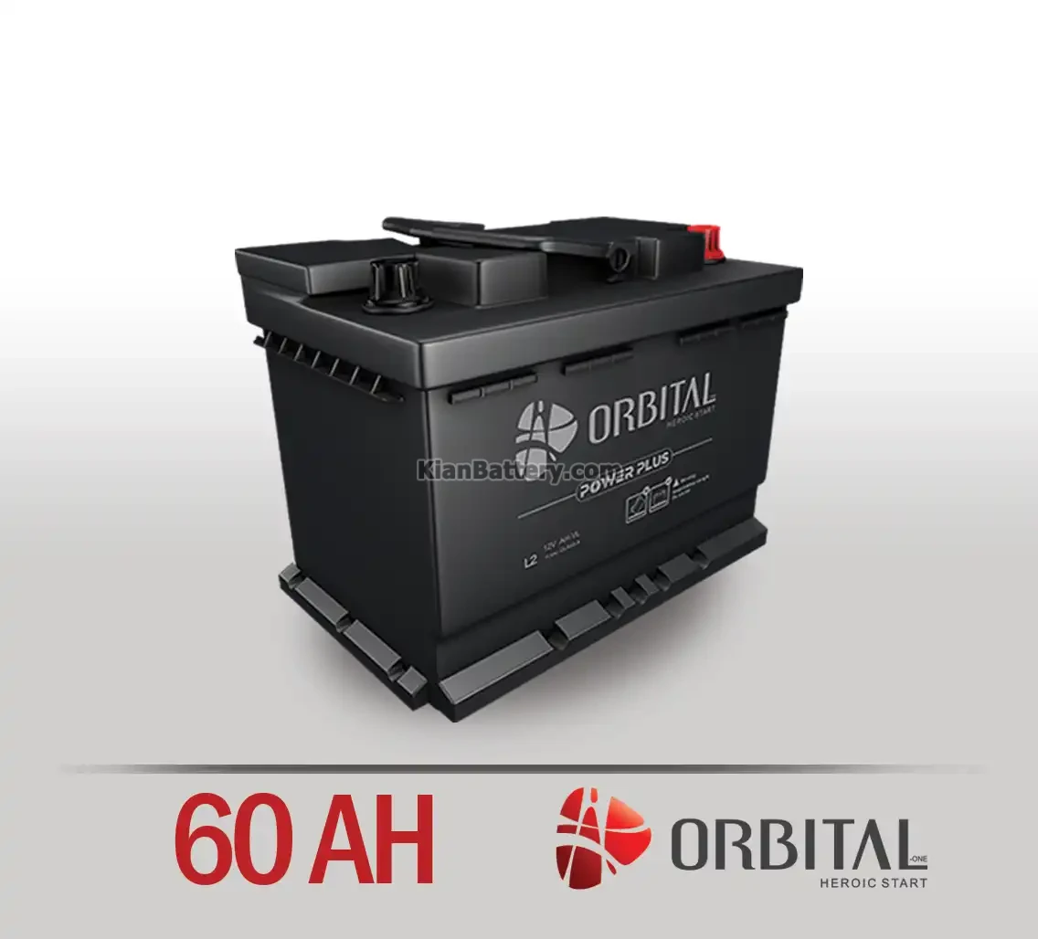 باتری 60 آمپر اوربیتال 1 باتری اوربیتال- 60 آمپر- قالب L2 و D23