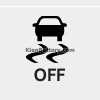 Electronic Stability Control ESC OFF Indicator Light