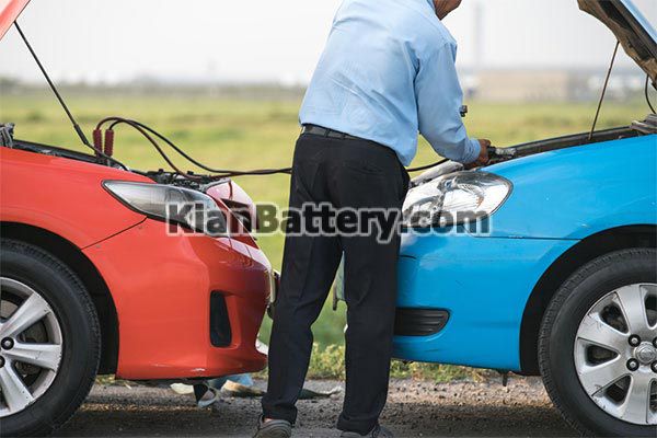 charge battery car باتری به باتری کردن ماشین و باتری کمکی خودرو