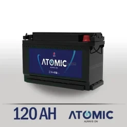 باتری اتمیک- 120 آمپر- قالب TRUCK