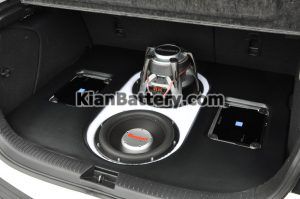 custom trunk subwoofer 300x199 آموزش روش نصب سیستم صوتی خودرو