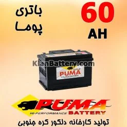 باتری 60 آمپر پوما