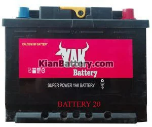 باتری یاک Yak آذر باتری 1 باتری خودرو یاک آذر باتری