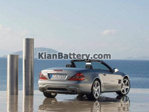 Mercedes Benz SL350 4 300x225 باتری بنز SL350