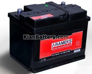 باتری آرامکس ساخت نیرو گستر تابان 1 باطری ماشین آرامکس