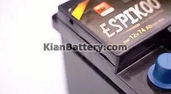 باتری اسپیکو تولید رویین باطری غرب 5 مشخصات فنی باطری اسپیکو