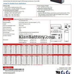 مشخصات باتری 20 آمپر ساعت یو پی اس CSB