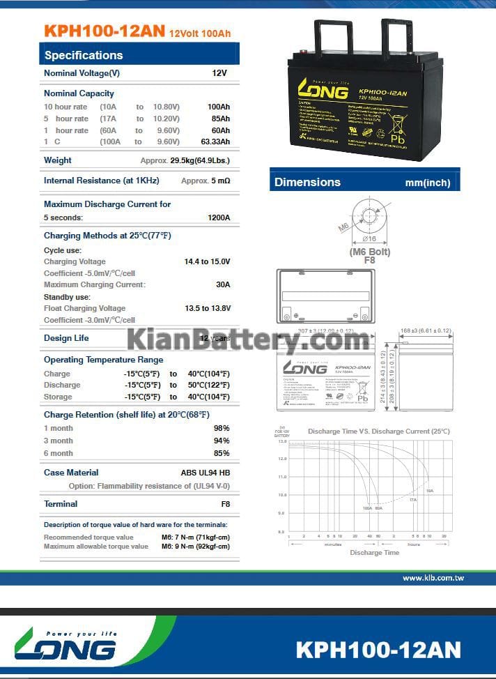 long ups battery 100ah catalog باتری 100 آمپر ساعت یو پی اس لانگ