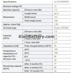 panasonic ups battery 12v7.2AH catalog 1 247x247 باتری یو پی اس پاناسونیک Panasonic