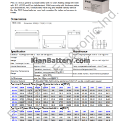 porsoo 100AH 247x247 باتری یو پی اس پرسو PEC