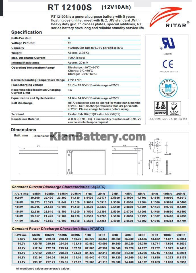 ritar ups battery 10 ah catalog باتری 10 آمپر ساعت یو پی اس ریتار