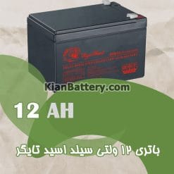 باتری 12 آمپر ساعت یو پی اس تایگر