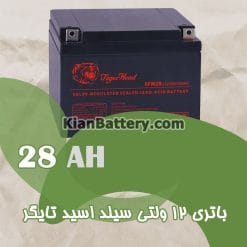 tiger ups battery 12V 28AH 247x247 باتری یو پی اس تایگر کره جنوبی