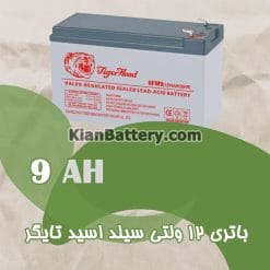 باتری 9 آمپر ساعت یو پی اس تایگر