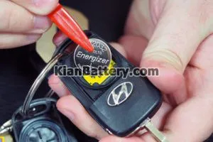 مراحل تعویض باتری ریموت هیوندا