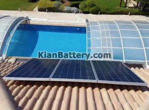 پنل خورشیدی چیست و چگونه کار میکند 8 گرم کردن آب استخر با پنل خورشیدی