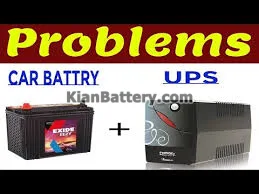تفاوت باتری یو پی اس و باتری ماشین 5 مشکل استفاده از باتری خودرو در یو پی اس