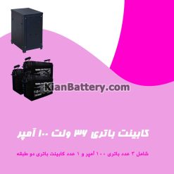 100AH 36V 247x247 رک یا کابینت باتری چیست؟