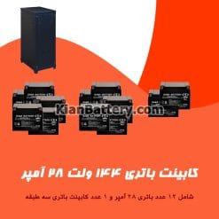 کابینت باتری 144 ولت 28 آمپر