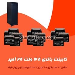 کابینت باتری 168 ولت 28 آمپر