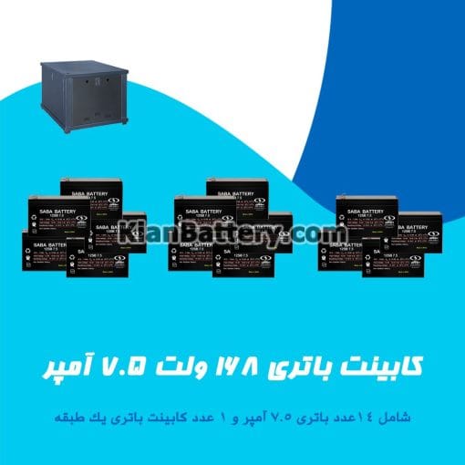 کابینت باتری 168 ولت 7.5 آمپر