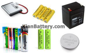 انواع باتریپ 300x183 شباهت و تفاوت خازن و باتری