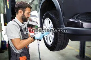 نگهداری و سرویس های دوره ای خودرو 17  سرویس دوره ای لاستیک و چرخ ماشین