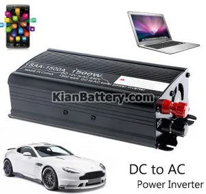 استفاده از مبدل برق برای برق گرفتن از باتری خودرو