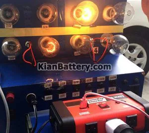  چگونه با باتری ماشین لامپ روشن کنیم