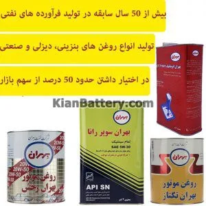 راهنمای انتخاب و خرید بهترین روغن موتور 23 سطح کیفی روغن موتور بهران