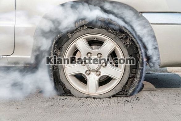 علت و جلوگیری از ترکیدن لاستیک ماشین