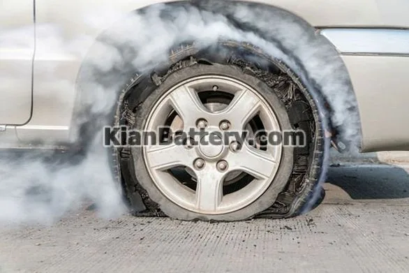 علت و جلوگیری از ترکیدن لاستیک ماشین