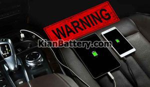 خطر شارژر به گوشی 300x174 راهنمای خرید شارژر فندکی و ضرر آن برای باتری ماشین و موبایل