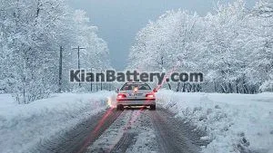 آموزش رانندگی در برف و نکات ایمنی خودرو در زمستان 5 در برف و یخبندان آهسته برانید!