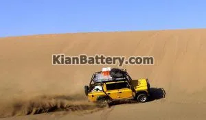  آموزش رانندگی آفرود در کویر