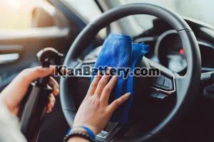 نحوه ضدعفونی فرمان خودرو از کرونا