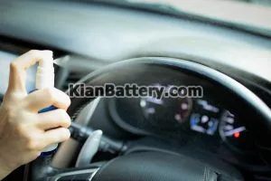 الکل برای ضدعفونی ماشین از کرونا