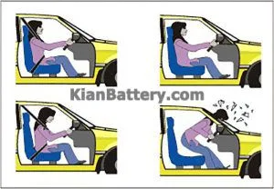 معرفی انواع کمربند ایمنی خودرو 12 نحوه عملکرد کمربند ایمنی خودرو