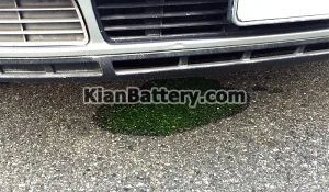 تشخیص نشتی ضد یخ در زیر خودرو