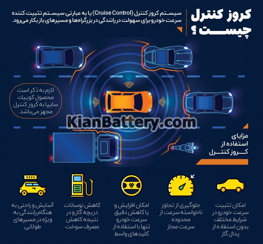 کروز کنترل خودرو چیست؟ و چگونه کار میکند؟