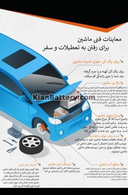  معاینه خودرو قبل از سفر