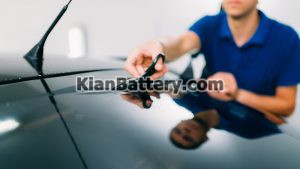 طریقه نصب برچسب شیشه دودی