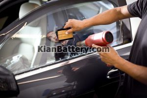 مراحل دودی کردن شیشه خودرو