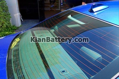 Car glass heater