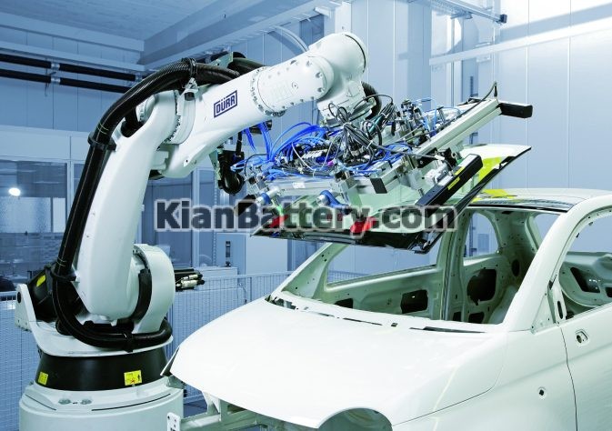 ربات مونتاژ حضور ربات ها در صنعت خودرو سازی