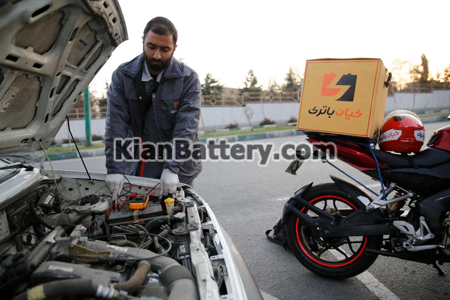 1 2 تعویض باتری ماشین در محل شبانه روزی تهران