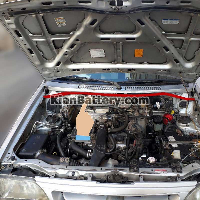 Rear rubber string of Pride 132 engine door