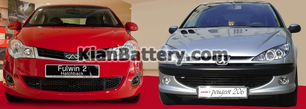 chery fulwin2 peugeot 206